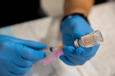 Members Of New York Police Department Receive Covid-19 Vaccine