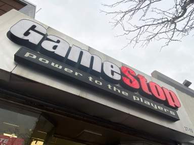 A GameStop store is seen in New York