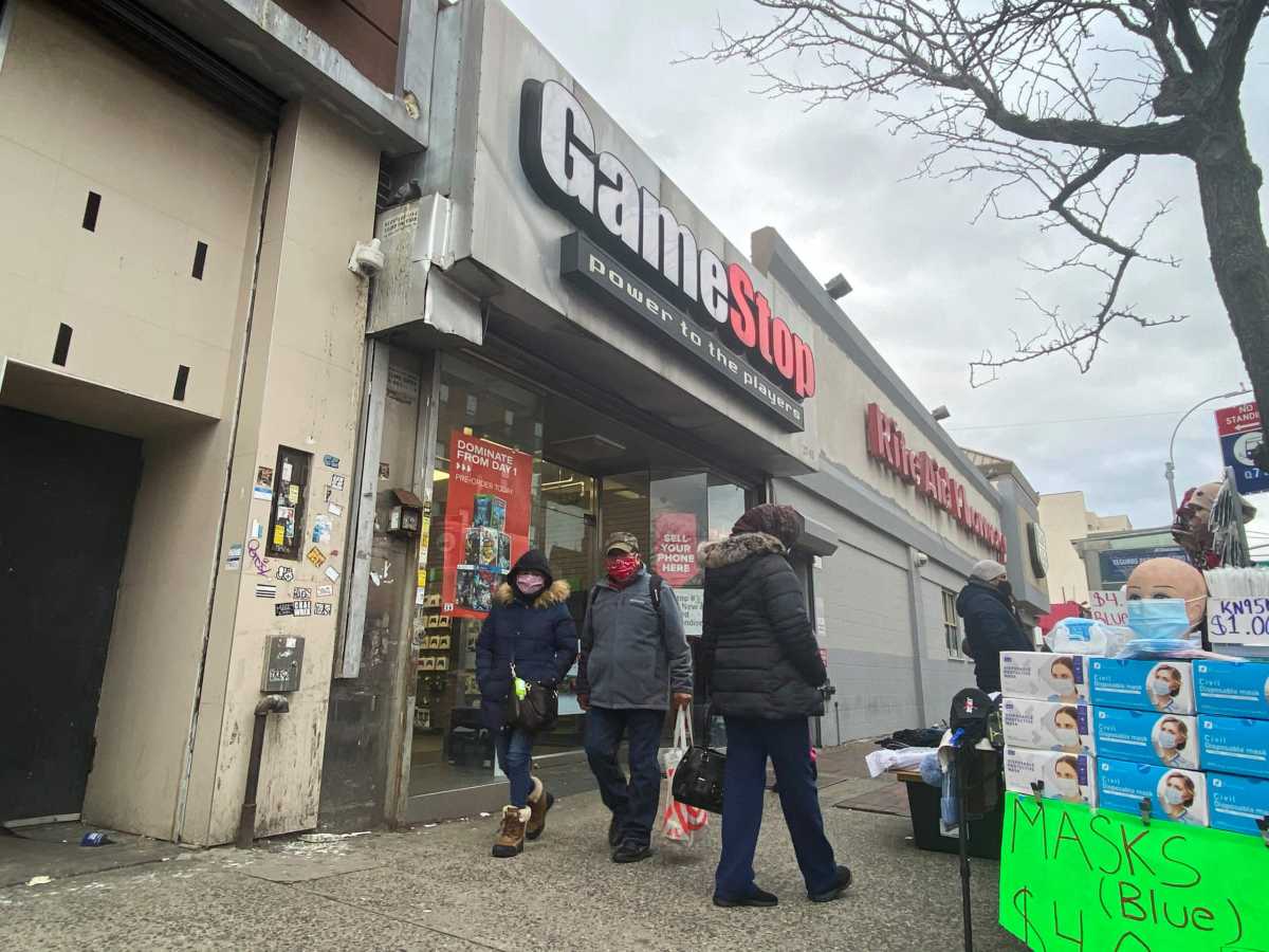 FILE PHOTO: A GameStop store is seen in New York