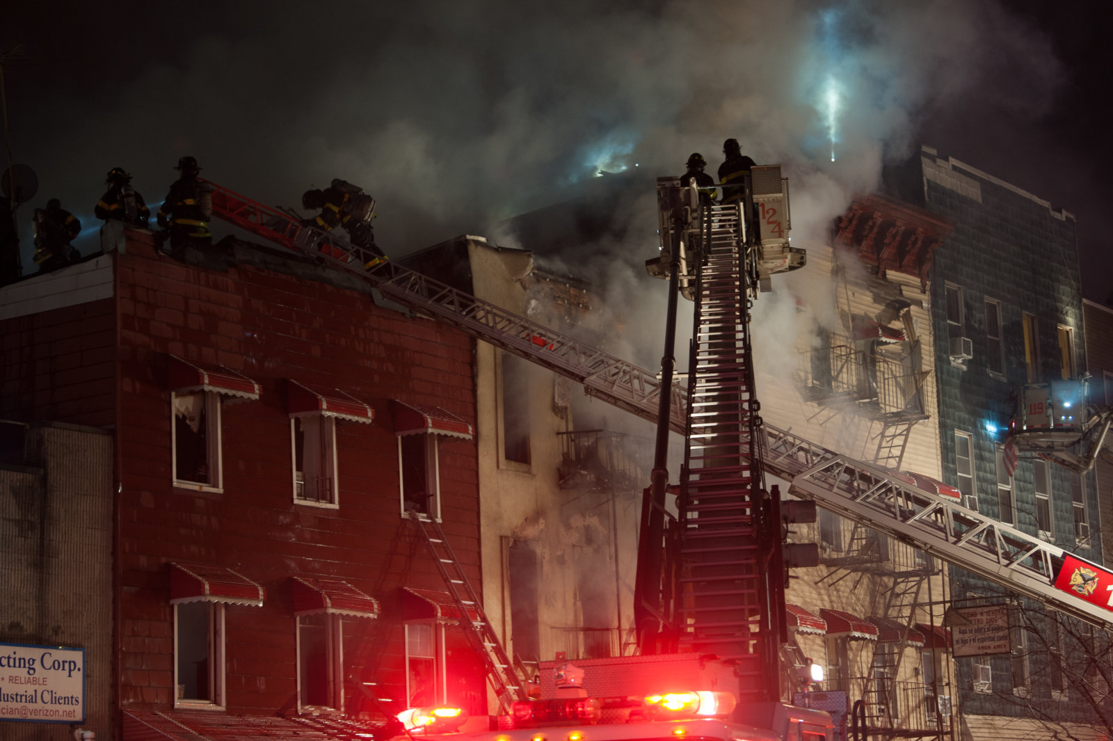 Fivealarm inferno guts Brooklyn apartment building amNewYork