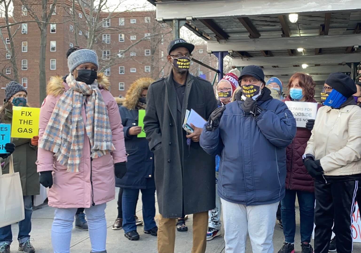 Tenants at Woodside Houses in Queens denounce monthslong gas outage and ongoing maintenance