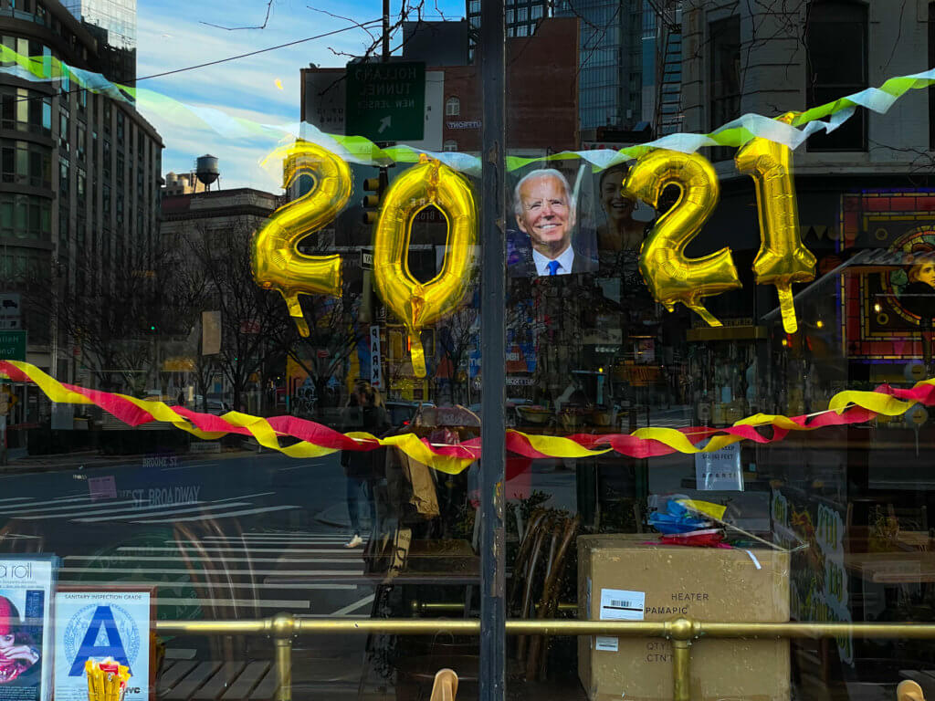 Marking presidential transition in Soho 3