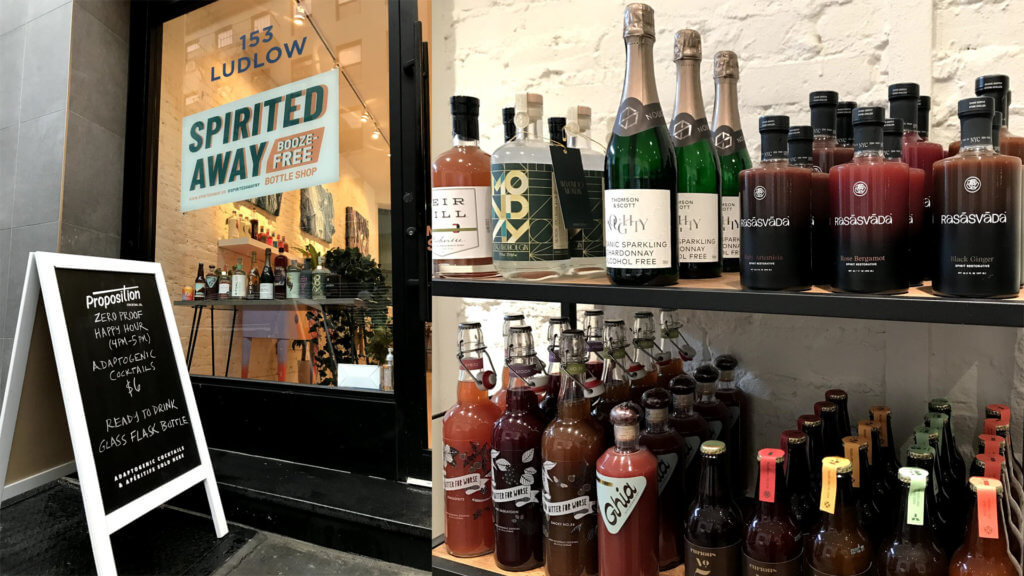 Boozefree bottle shop in the Lower East Side brings nonalcoholic