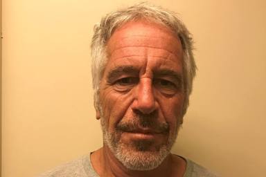 FILE PHOTO: Jeffrey Epstein appears in a photo taken for the NY Division of Criminal Justice Services’ sex offender registry
