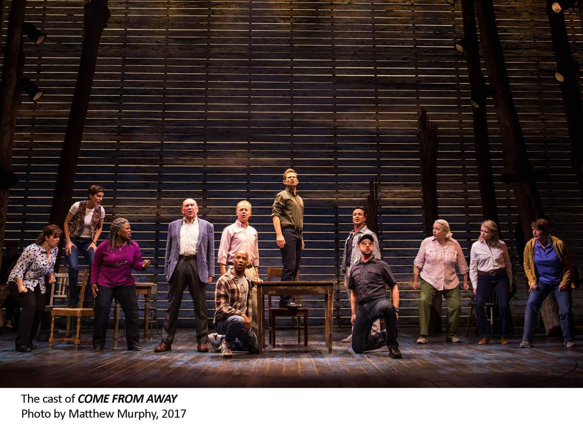 [5]_The cast of COME FROM AWAY, photo by Matthew Murphy, 2017