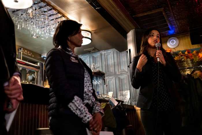 Council Member Carlina Rivera (right) co-chairs the newly created 2020 Census Task Force, a group that will work to ensure that every New Yorker is counted in the upcoming decennial questionnaire. (Photo by Tsubasa Berg)