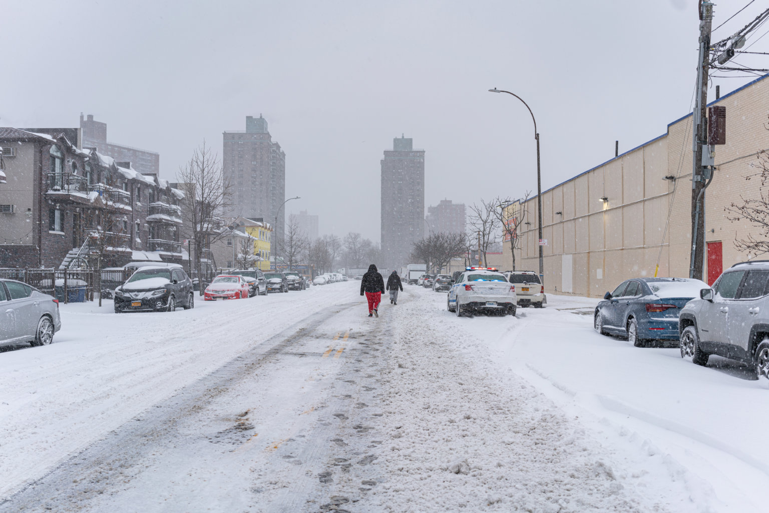 PHOTOS Nor’easter drops several inches of snow across New York City
