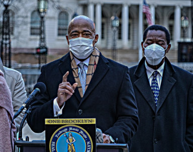 rooklyn Borough President Eric Adams