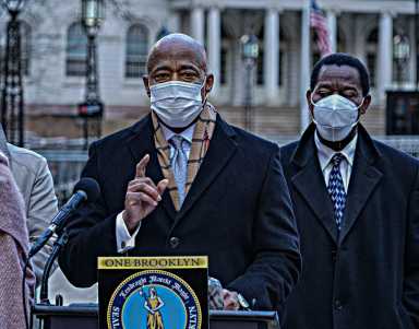 rooklyn Borough President Eric Adams
