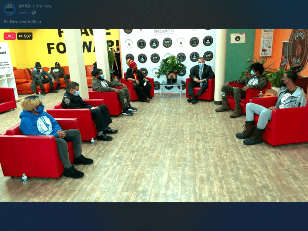 NYPD Commissioner Shea talks police reform with Harlem youth during virtual meeting 2