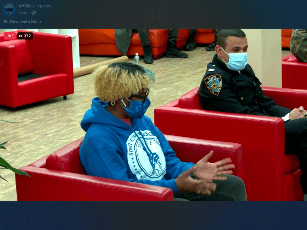NYPD Commissioner Shea talks police reform with Harlem youth during virtual meeting 3