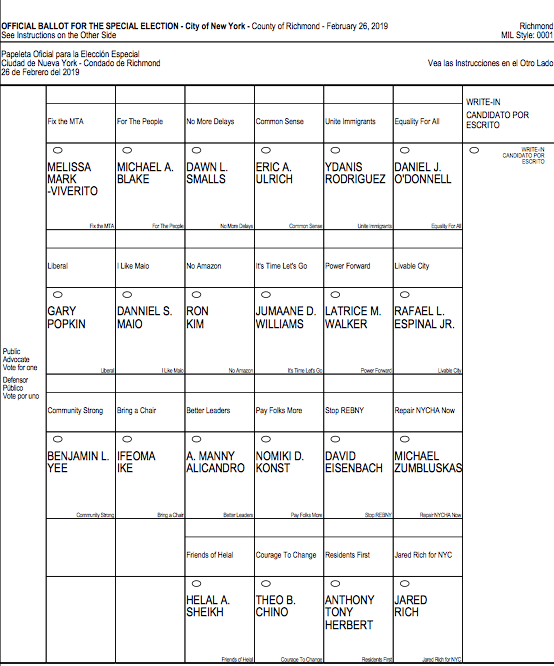 Public Advocate Ballot is Set for February! 3