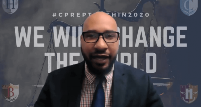Isaiah Brown, Principal of Capital Prep Charter School.