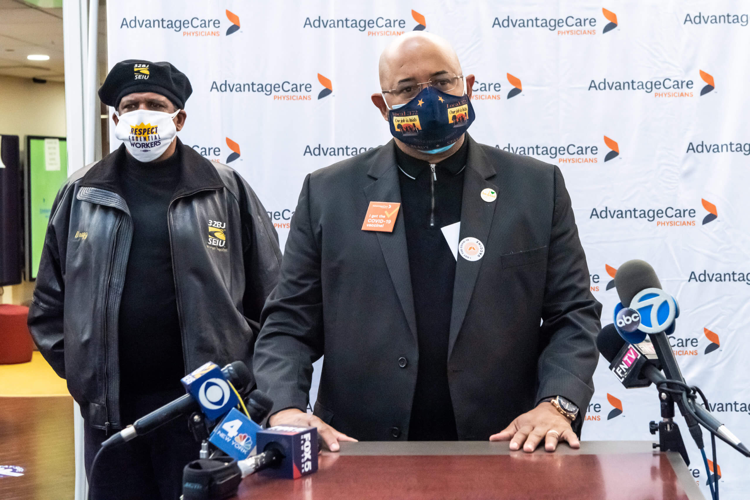 Union leaders receive COVID-19 vaccine in Harlem, hoping to inspire others to do the same 3
