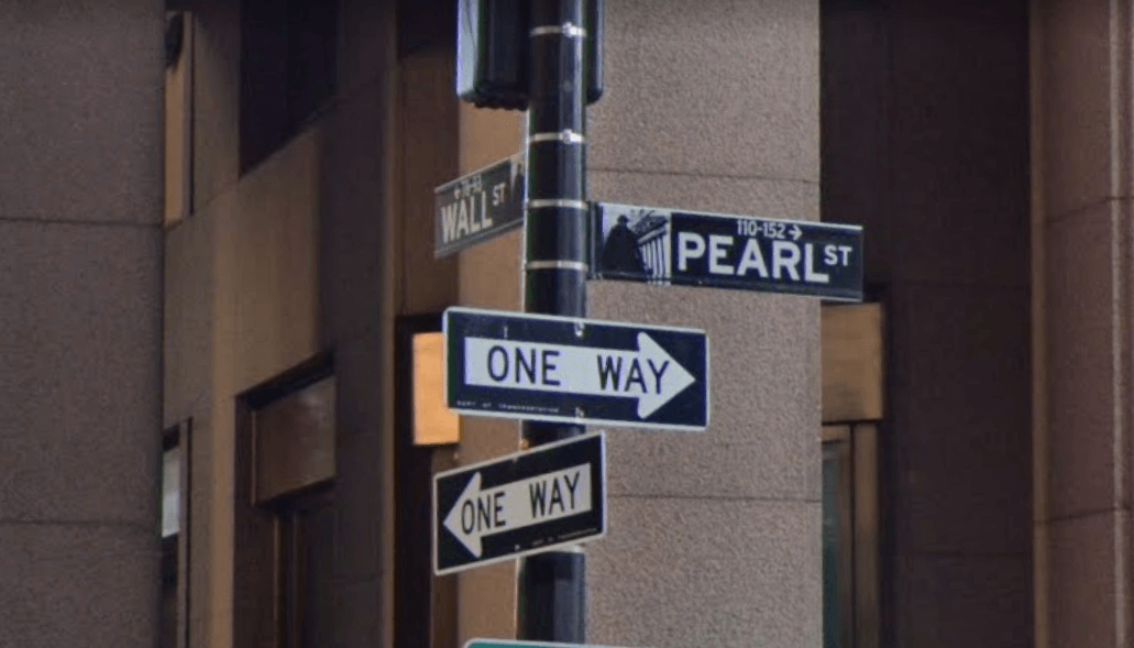 wall st pearl st