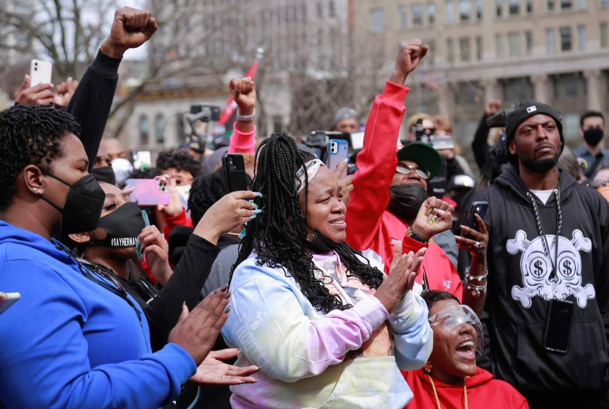 Rally to mark one year since Breonna Taylor was shot and killed by police, in Louisville