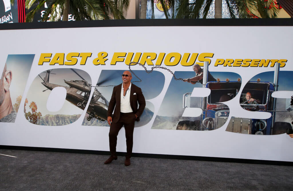 FILE PHOTO: Premiere for “Fast & Furious Presents: Hobbs & Shaw” in Los Angeles, California