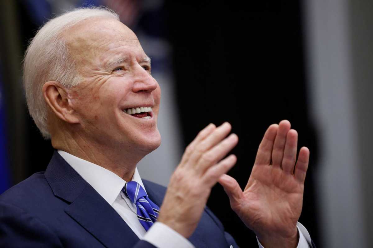 President Biden congratulates NASA on the successful Mars landing, from the White House in Washington