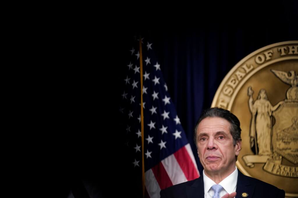 New York Governor Andrew Cuomo attends an event in New York