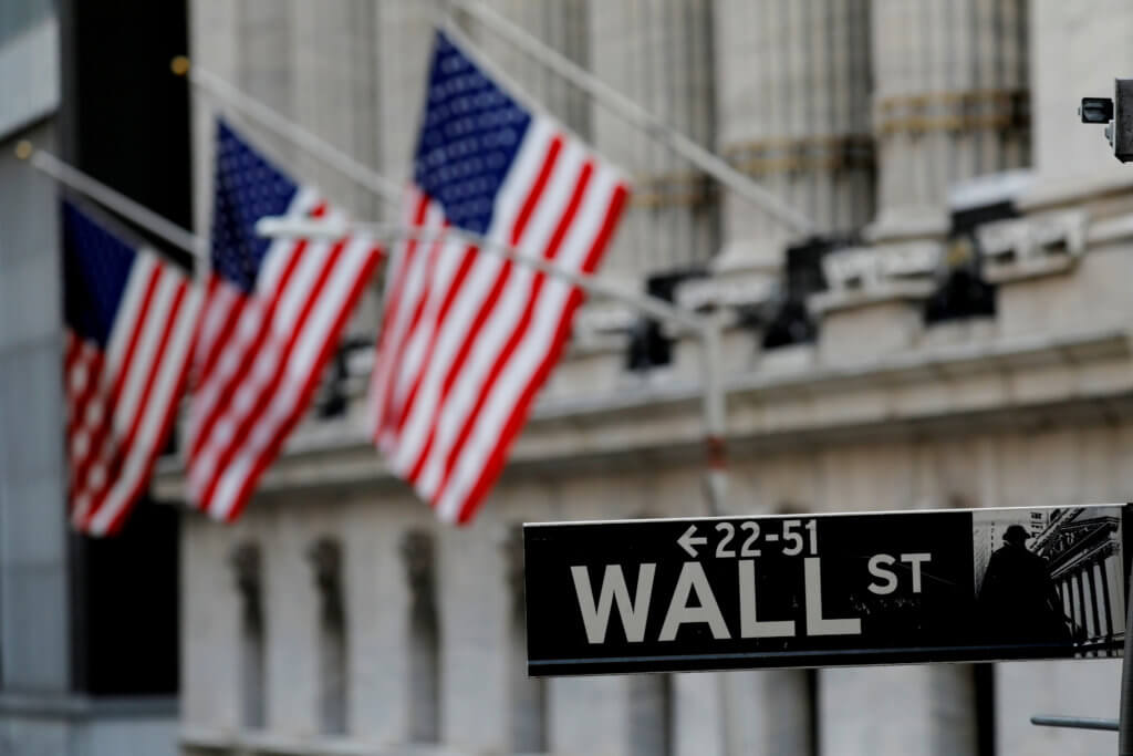 FILE PHOTO: New York Stock Exchange (NYSE) building after the start of Thursday’s trading session in New York