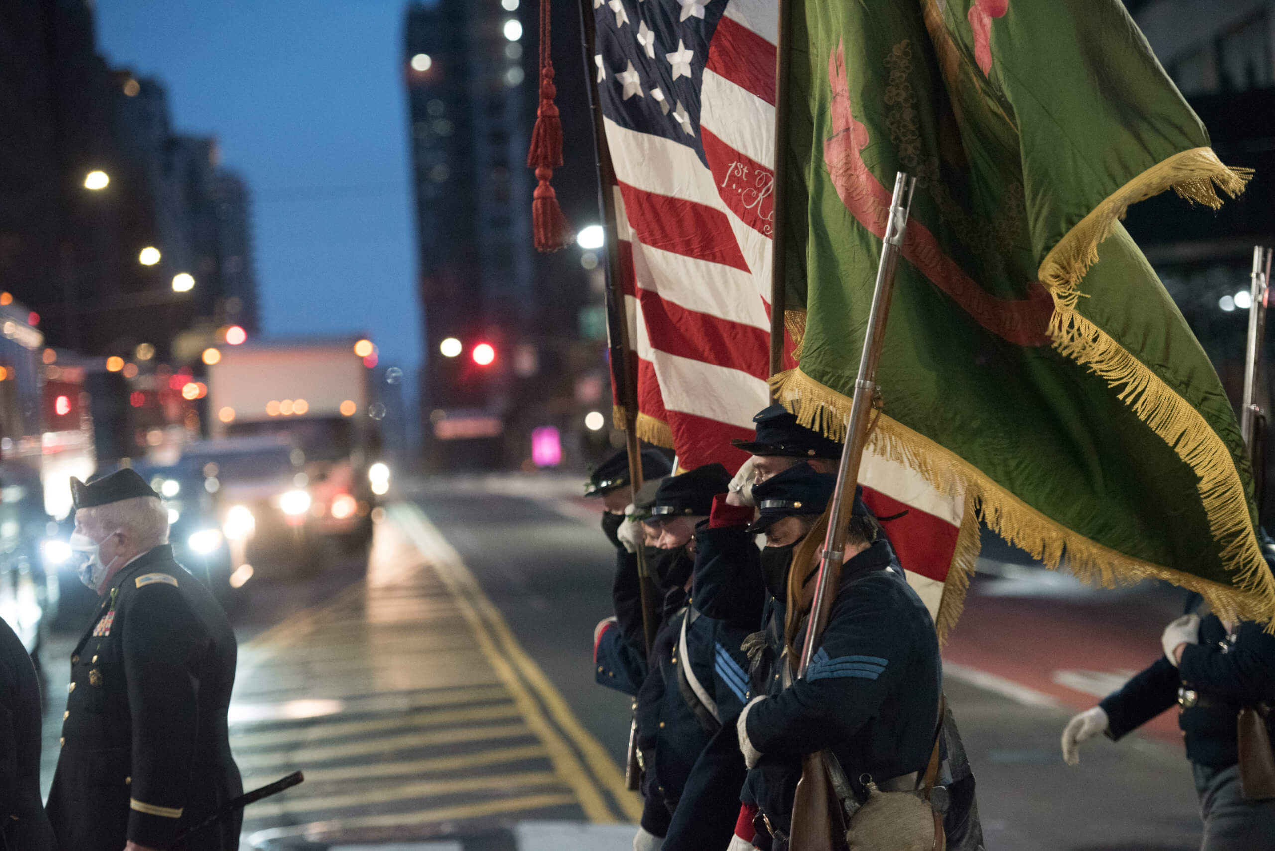 Subdued St. Patrick's Day Parade goes on during pandemic at crack