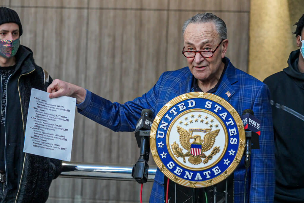 Federal stimulus checks could come quickly to NYC families if House passes Biden bill this week: Schumer 2