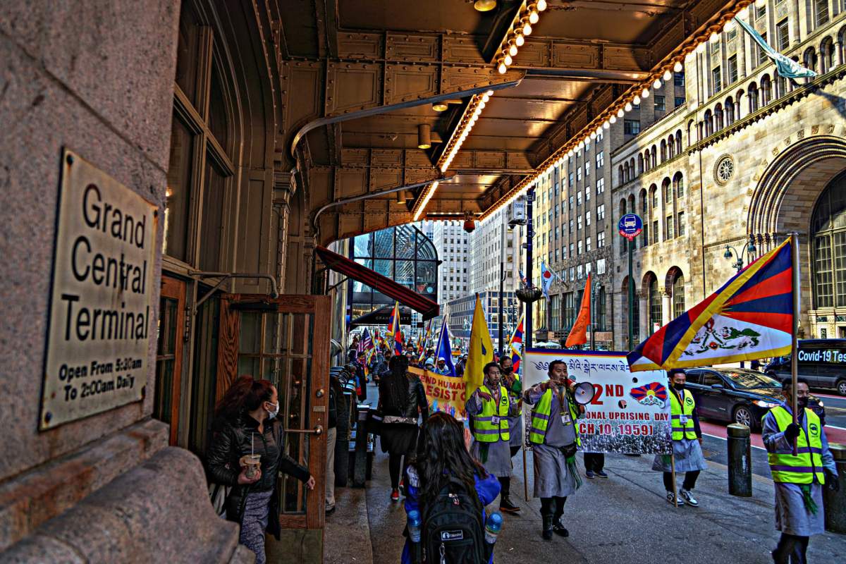 march through Manhattan on 62nd anniversary