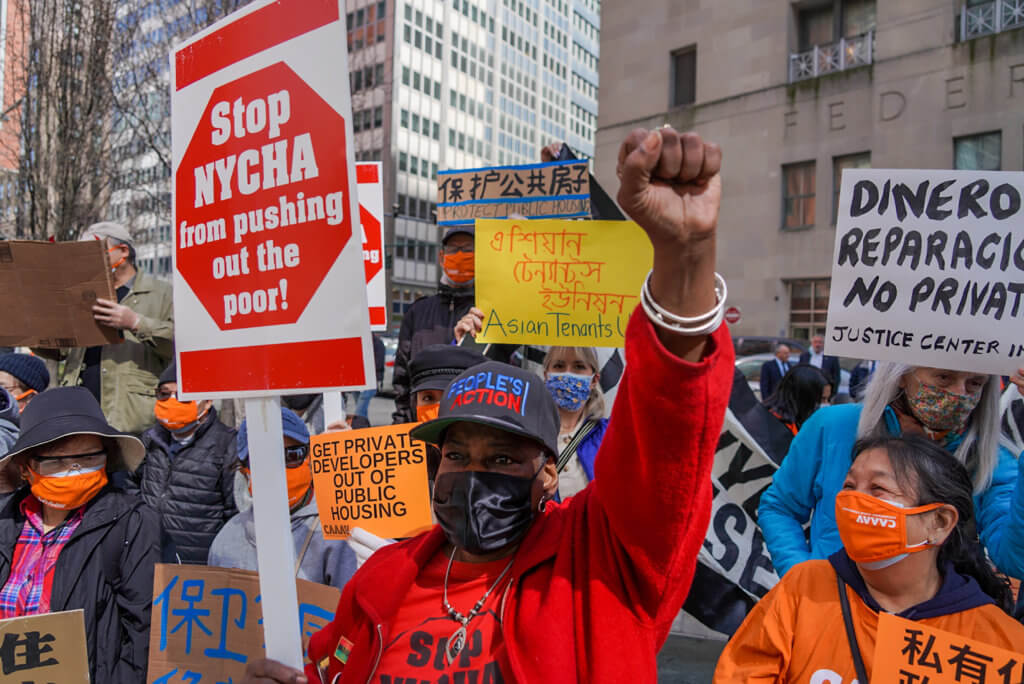 Back to the drawing board: NYCHA tenants rally against 'A Blueprint for Change' 2