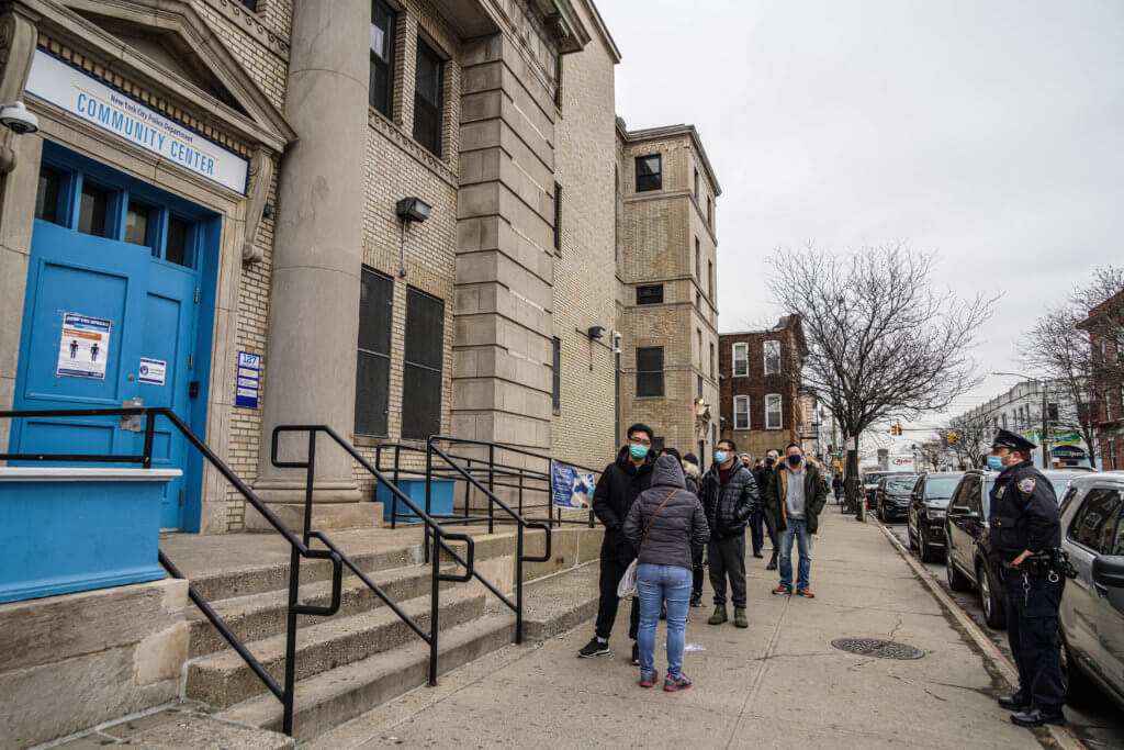 The thin blue jab: NYPD Medical Staff administer COVID Vax to hard-hit New Yorkers 4