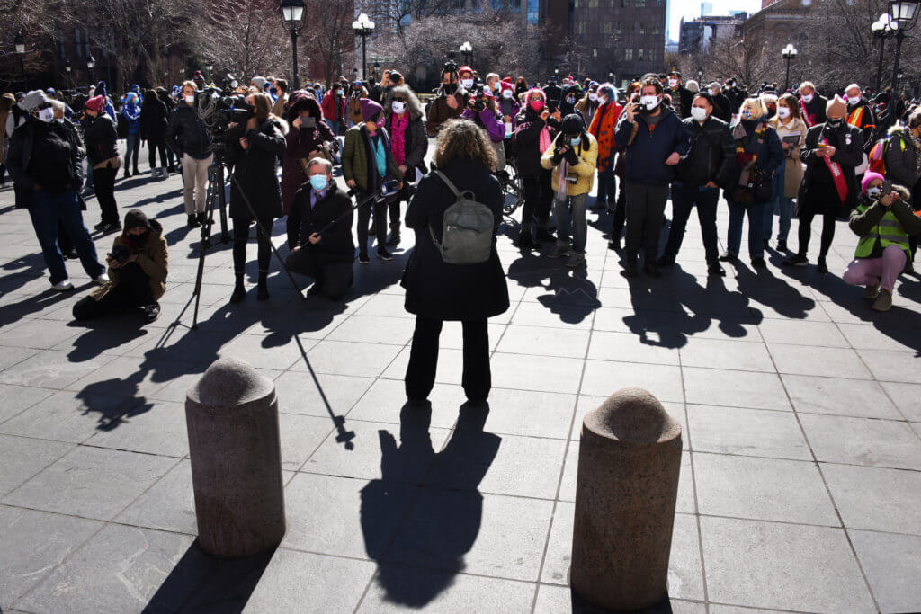 Activists demand addition of Equal Rights Amendment to Constitution in gathering at Washington Square Park 7