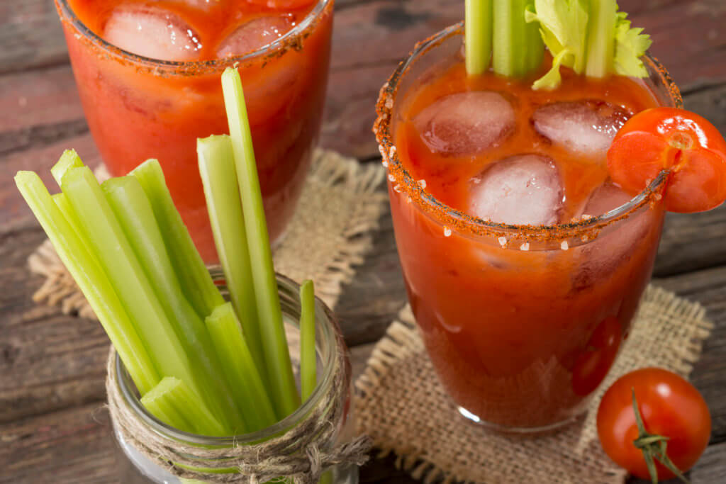 Cold Bloody Mary Cocktail