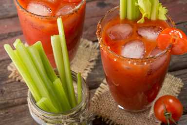 Cold Bloody Mary Cocktail