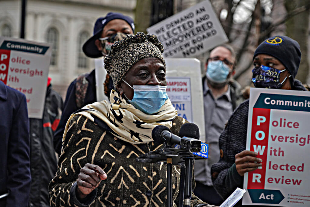 City councilwoman announces Community Power Act during rally for police accountability in NYPD 2