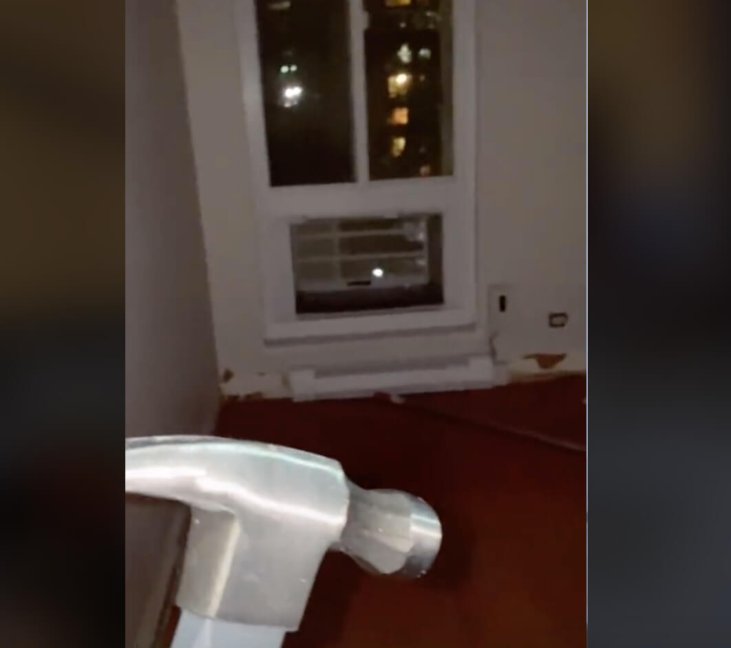 TikTok User in NYC Finds Secret Apartment Behind Bathroom Mirror