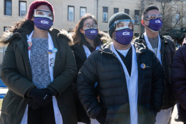 NYC: QBP Presser outside St. John’s Episcopal Hospital