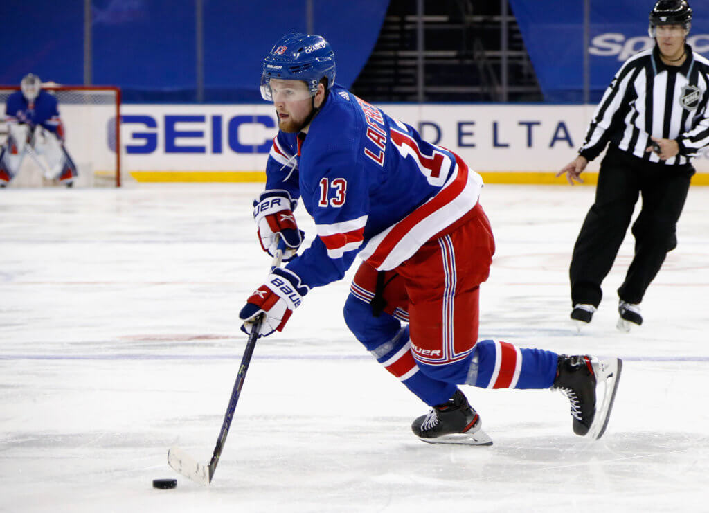 Alexis Lafreniere’s dwindling ice time not just Rangers’ bench
