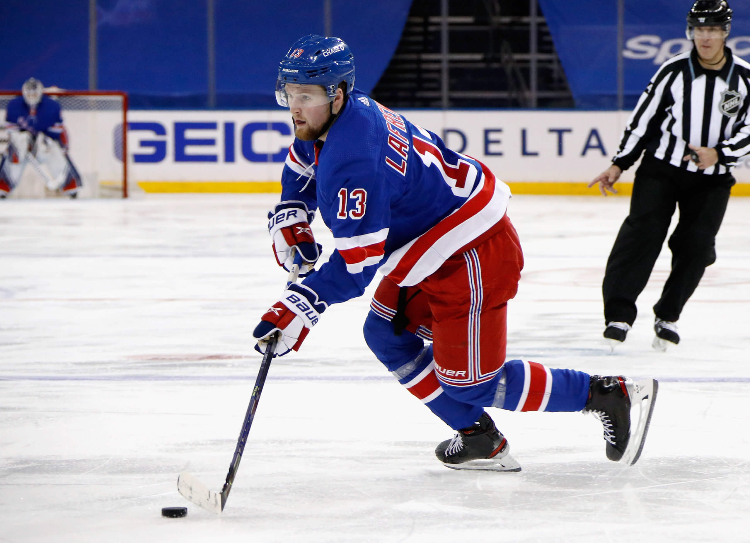 Rangers' Alexis Lafreniere in for unique NHL debut
