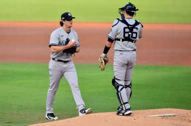 Gerrit Cole Kyle Higashioka Yankees