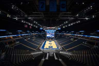 Target Center Timberwolves nets