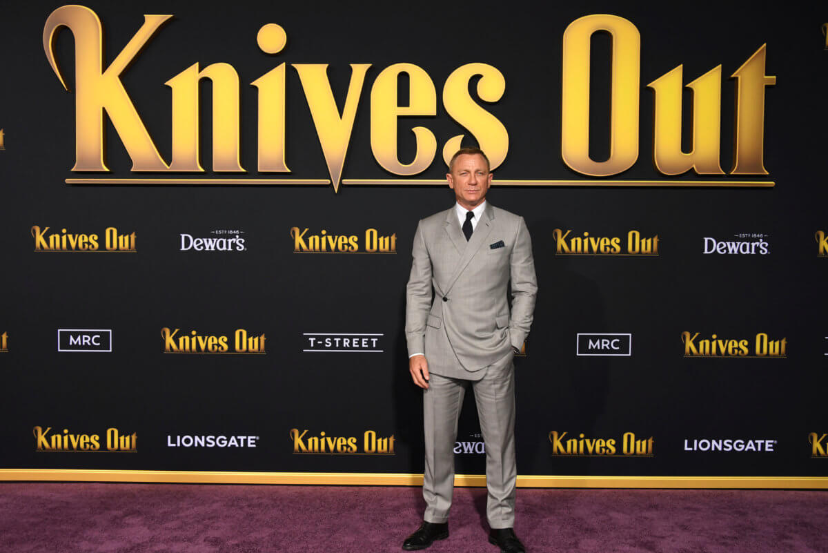FILE PHOTO: Daniel Craig attends the premiere of “Knives Out” in Los Angeles