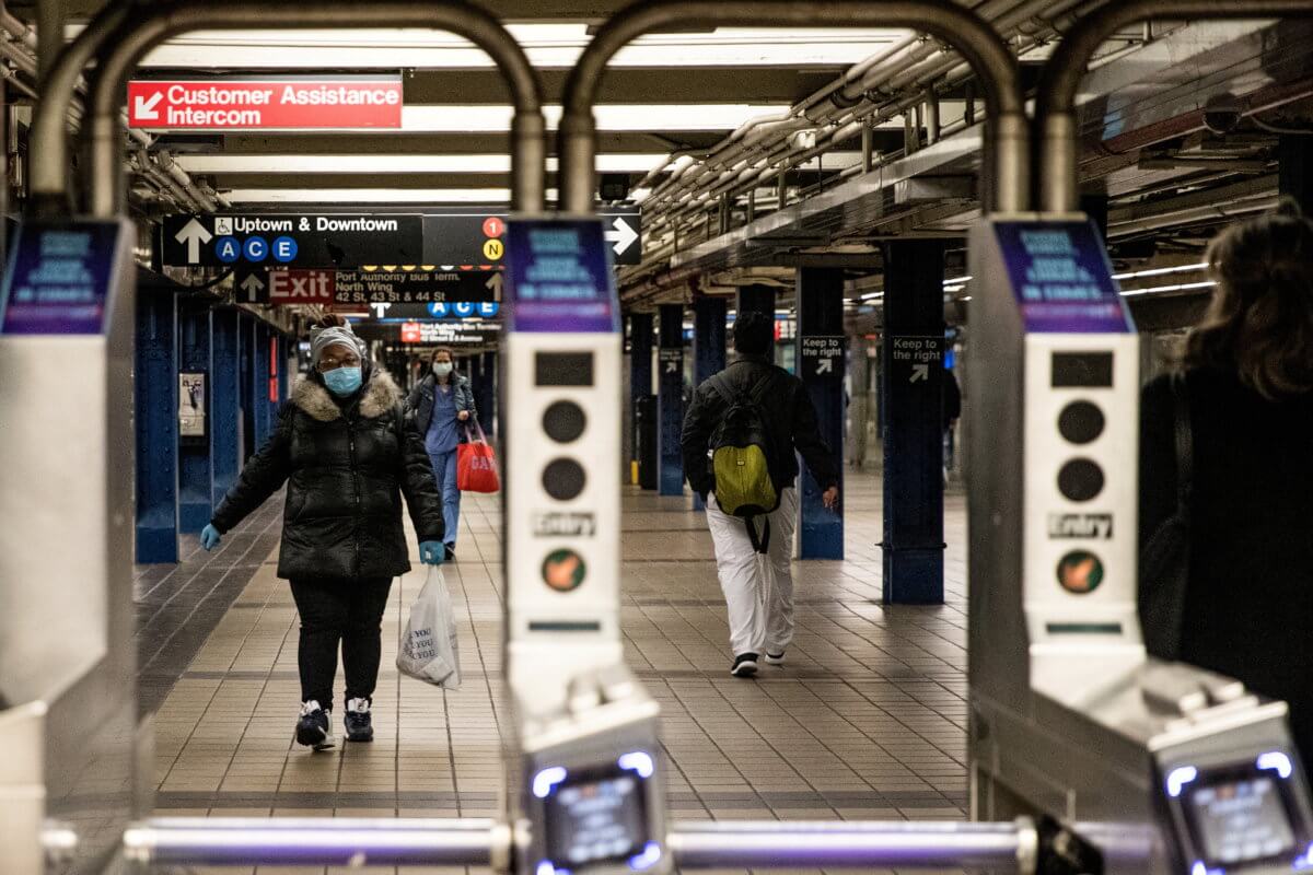 FILE PHOTO: The spread of the coronavirus disease (COVID-19) in New York