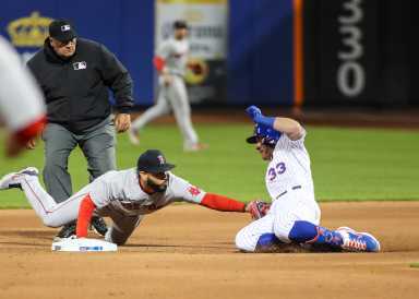 MLB: Boston Red Sox at New York Mets