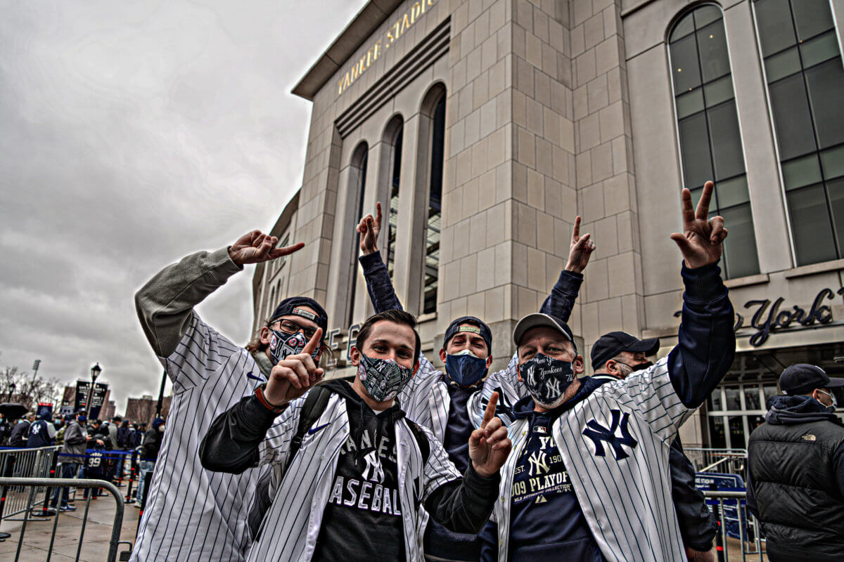 Yankee fans return to the Stadium for their first Opening Day since the onset of COVID-19 2