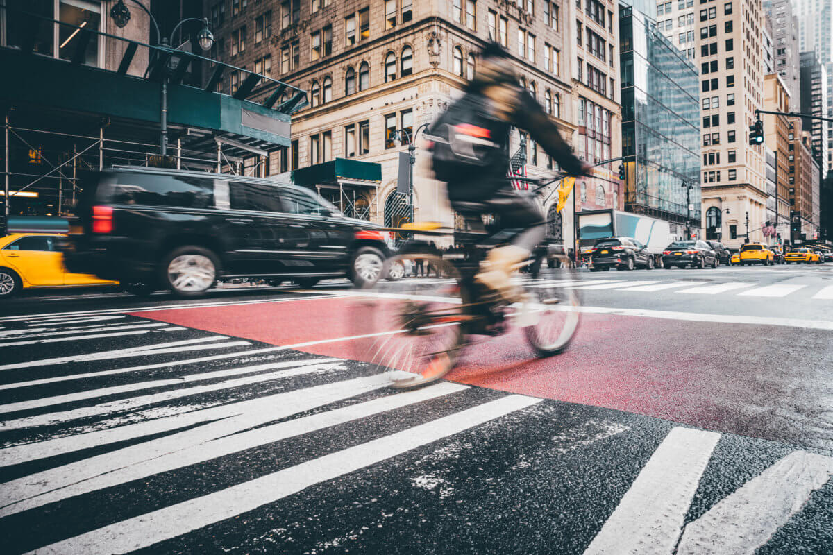 Bike and Traffic in New York City