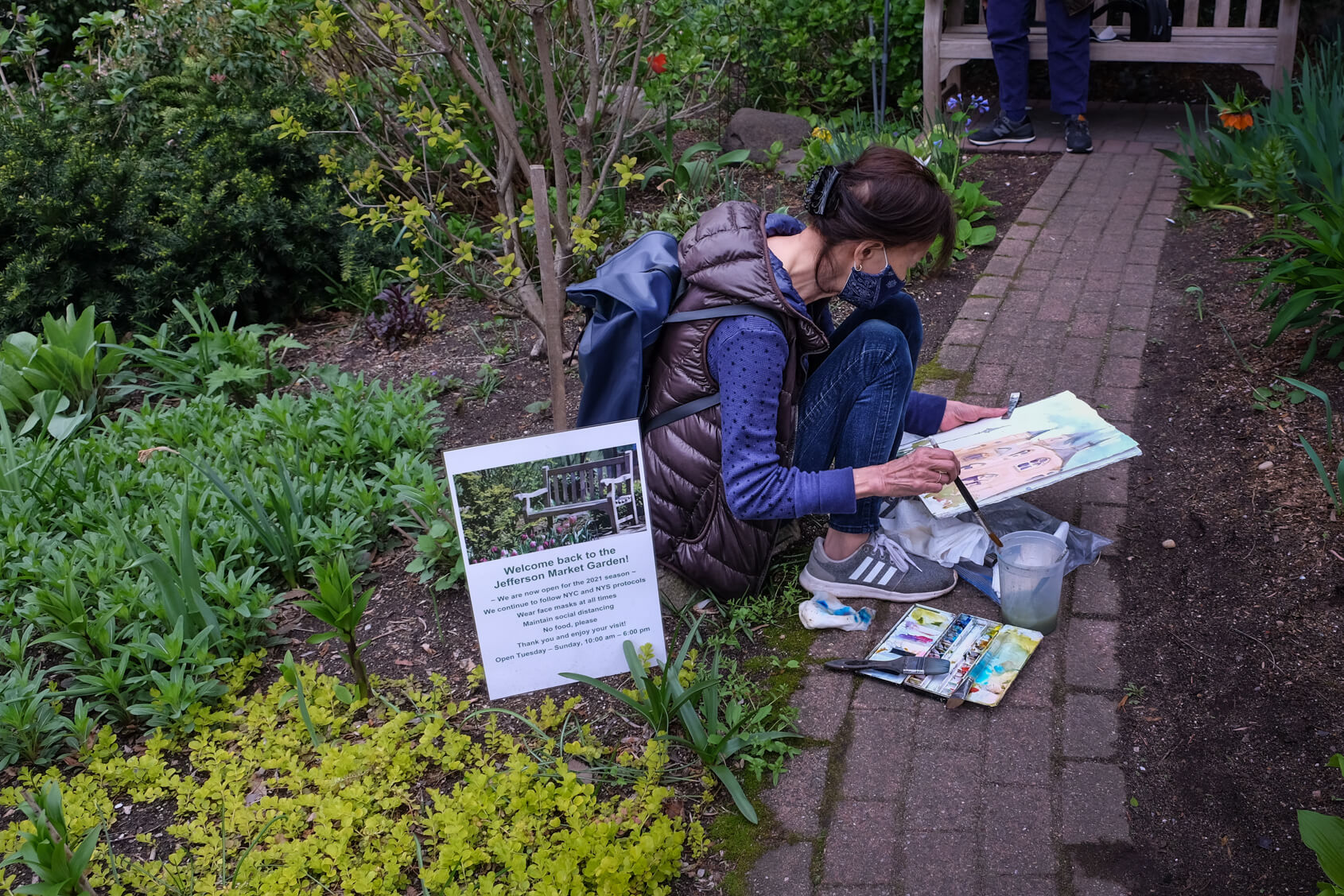 New York City parks beckon, emerging during the pandemic spring