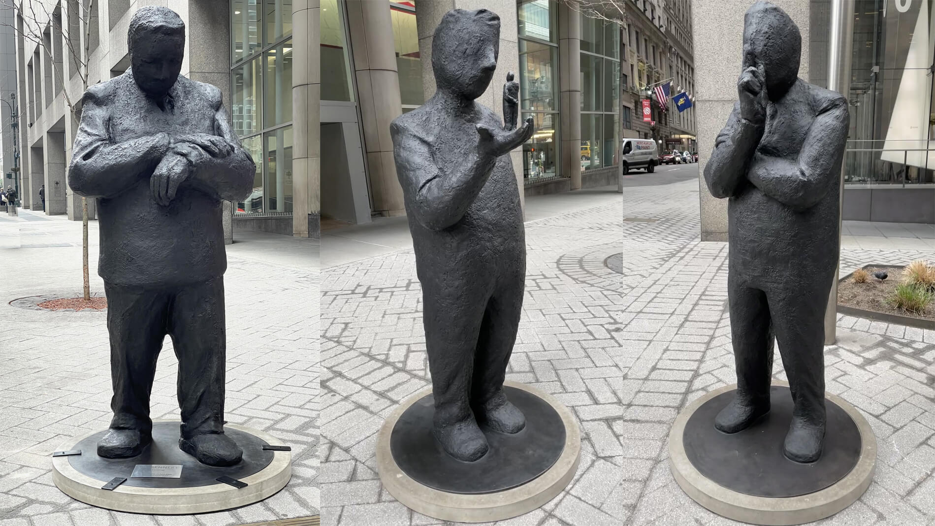 Three new sculptures by New York City artist installed at Pershing
