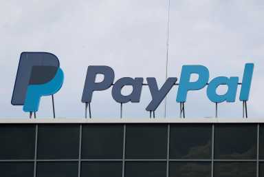 The German headquarters of PayPal is pictured at Europarc Dreilinden business park south of Berlin in Kleinmachnow