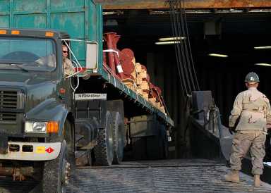 tractor trailer navy