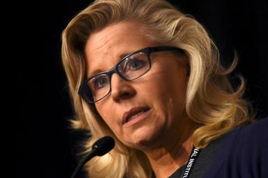 FILE PHOTO: U.S. Representative Liz Cheney addresses the media during the 2017 “Congress of Tomorrow” Joint Republican Issues Conference in Philadelphia, Pennsylvania