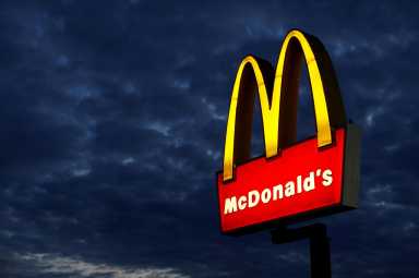 FILE PHOTO: A McDonald’s restaurant is pictured in Encinitas, California